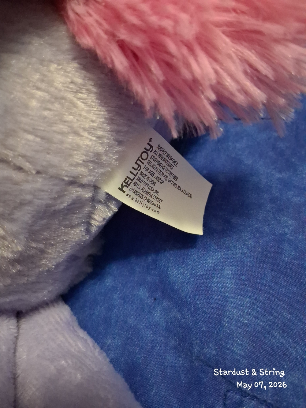 Hamster In Unicorn Costume Plush - Picture 4 of 5